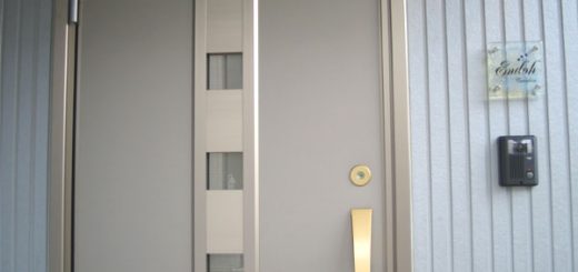 ヴェネチアンガラス表札玄関イメージ