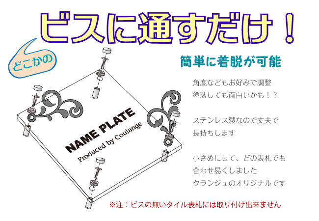 アクセサリーの取付方法 アクセサリーの取付方法