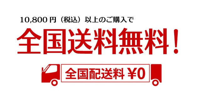 10800円以上で送料無料